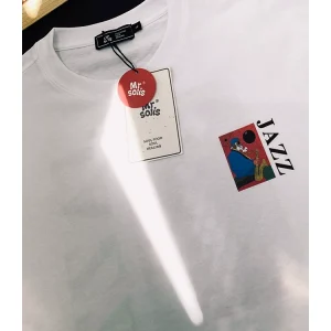MRSOLIS SS24 Jazz Jazz Music Theme Soul Healing vintage cotton short sleeve T-shirt – Image 7