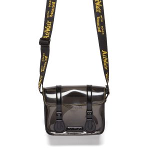 Dr.Martens Martin 7" Satchel Britannique Homme et Femme Printemps Cambridge Sac Noir Sac à bandoulière Femme 10 milliards – Image 3