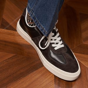 Chaussures d’entraînement allemandes en cuir faites à la main, chaussures de planche de sport décontractées pour hommes, petites chaussures blanches, chaussures de planche classiques portables rétro – Image 3