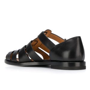 Summer Men's Roman Sandals Leather Business Breathable Hollow Baotou Sandals Trend Breathable Casual Hole Shoes – Image 3