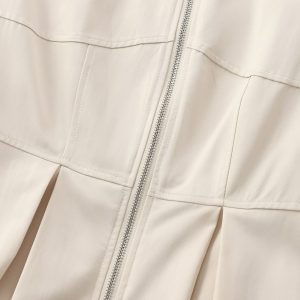 2025 spring new women's European and American style French design round neck sleeveless waist commuter temperament midi dress – Image 9