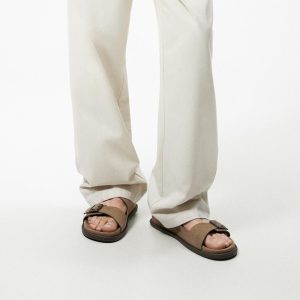 MD Nouveau Homme D’été À Double Usage Sandales Pantoufles Porter Tongs Portable Mode Athleisure Chaussures De Plage – Image 3