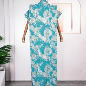 Southeast Asia New African Plus Size Women's Muslim Dress AliExpress Jacquard Robe Bandana Cross Border – Image 6