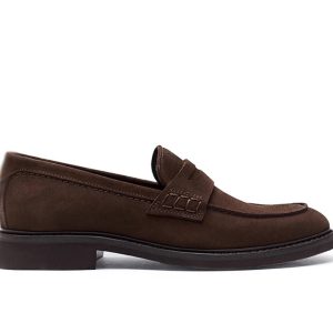 WALK ZARA Nouveau Hommes Chaussures Marron Suede Mocassins Casual Beanie Shoes Cowhide Boat Shoes – Image 3