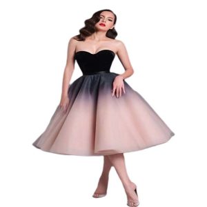 Thai fashion brand niche design: A-line swing, super puff heavy industry, pink black gradient gauze skirt, mesh skirt – Image 5