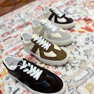Chaussures d’entraînement allemandes en cuir faites à la main, chaussures de planche de sport décontractées pour hommes, petites chaussures blanches, chaussures de planche classiques portables rétro – Image 5