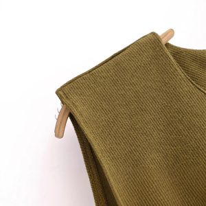Foreign trade 2025 spring new dresses women's European and American style sleeveless round neck temperament design niche 3644164 – Image 4