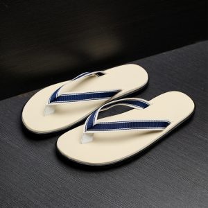 Flip Flops Men's 2025 Summer Youth Breathable Outdoor Slippers Casual Trend Non Slip Color-Blocked Beach Shoes – Image 3
