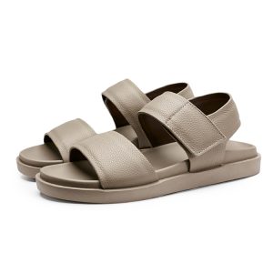 Summer 2025 Men's Sandals Outdoor Breathable Genuine Leather Soft Sole Sports Beach Shoes Non-slip Wear Roman Sandals – Image 4