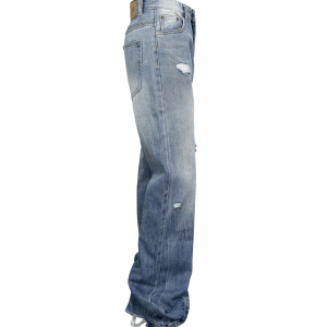 Down minority cleanfit micro-flared jeans Niche American high street buster tassel trousers – Image 4