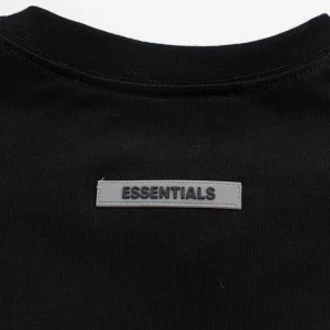 FEAR OF GOD RICH FG FLOCK LETTER T-SHIRT MEN'S AND WOMEN'S LOOSE ESSENTIALS COTTON SHORT SLEEVE FOG TIDE – Image 6
