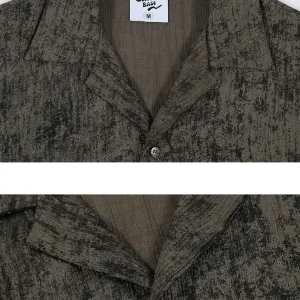 From Mars can't be renewed, the national trend is retro casual Cuban collar thin loose and versatile short-sleeved shirt BF – Image 6