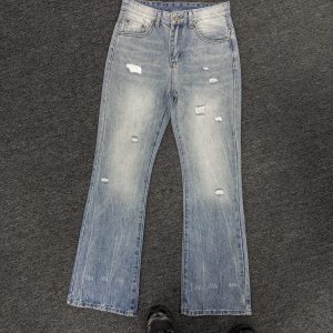 Down minority cleanfit micro-flared jeans Niche American high street buster tassel trousers – Image 6