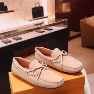 Hong Kong purchasing Ferrari deerskin beanie shoes men and women couples with the same paragraph leisure driving leather trend Korean breathable – Image 4