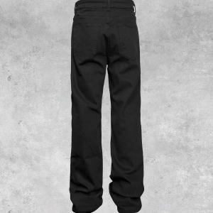 Down Minority cleanfit pure black micro fork niche design jeans look thin and high-end pants – Image 4