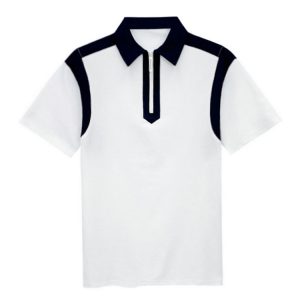 British retro men's color-blocked top with lapel short sleeve t-shirt summer new casual fashion half sleeve polo shirt men – Image 4