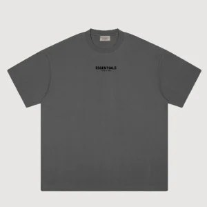 ESSENTIALS small letter T-shirt for men and women high street American FOG fashion brand heavy loose cotton short sleeve summer – Image 5
