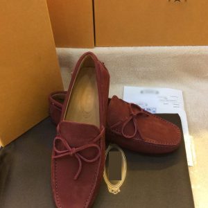 Hong Kong purchasing Ferrari deerskin beanie shoes men and women couples with the same paragraph leisure driving leather trend Korean breathable – Image 7