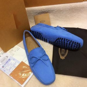 Hong Kong purchasing Ferrari deerskin beanie shoes men and women couples with the same paragraph leisure driving leather trend Korean breathable – Image 6