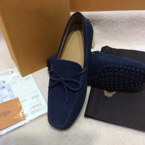 Hong Kong purchasing Ferrari deerskin beanie shoes men and women couples with the same paragraph leisure driving leather trend Korean breathable – Image 5