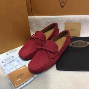 Hong Kong purchasing Ferrari deerskin beanie shoes men and women couples with the same paragraph leisure driving leather trend Korean breathable – Image 8