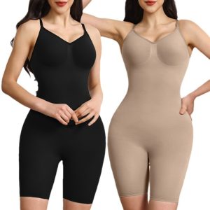 High quality skim shapewear women's body shapewear buttocks lifting open slimming clothing reinforced version of suspenders jumpsuit women – Image 3