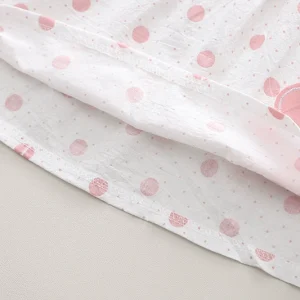 Baby clothes summer cotton cute sweet little girl flying sleeve set 1 to 3 years old baby girl super foreign children's clothes – Image 6