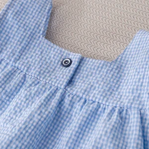 Baby clothes summer fashionable foreign lady sleeveless vest set split 1 two three 4 year old baby girl summer dress – Image 3