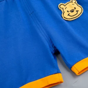 Baby clothes summer thin cotton cartoon split set six seven eight nine ten months 1 year old boy and woman baby summer dress – Image 7