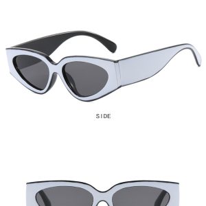 Panda stroke, color-blocked sunglasses, simple new European and American fashion and versatile sunglasses, women's sunglasses tide – Image 4