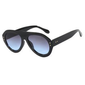 Large-framed toad glasses, sunglasses, avant-garde retro ins, street photography, catwalk sunglasses, cross-border European and American Internet celebrity sunglasses – Image 3