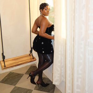 New Bandeau Bandage Dress Fashion Diamond Trim Design Short Dress European and American Women's Wear – Image 4