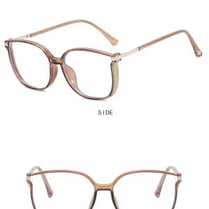Ultra-light, it can be equipped with myopia glasses frame, large face, thin face, anti-blue light glasses, plain face, round face, Korean flat glasses – Image 6