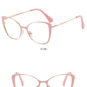 Cross-border European and American trend glasses frame cat eye personality ins anti-blue light flat mirror – Image 7