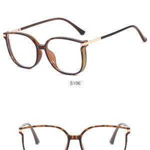 Ultra-light, it can be equipped with myopia glasses frame, large face, thin face, anti-blue light glasses, plain face, round face, Korean flat glasses – Image 3