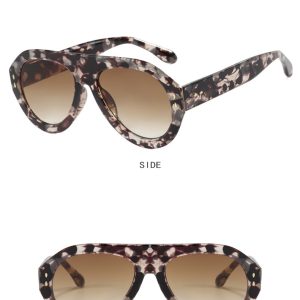 Large-framed toad glasses, sunglasses, avant-garde retro ins, street photography, catwalk sunglasses, cross-border European and American Internet celebrity sunglasses – Image 6