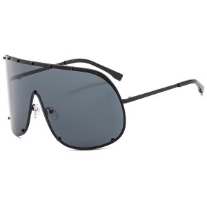 Oversized frame polarized one-piece sunglasses  new eyewear sunglasse – Image 5