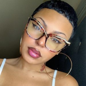 X Cat's Eye Metal Glasses Frame  New Anti-Blue Light Large Frame Flat Lens European and American INS Trend Retro Glasses Frame – Image 3
