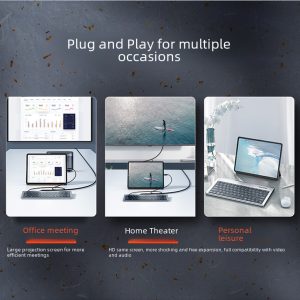 Keyboard Docking Station 11-in-1 Typec Docking Station Multifunction Hub Laptop Phablet External – Image 3