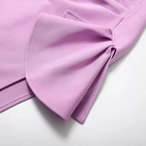 Sexy bubble short sleeve bandage skirt celebrity temperament niche French bandeau one-shoulder slim slit dress women – Image 6
