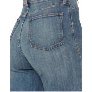 Cross-border wide-leg jeans women's autumn and winter high-waisted slim taste blue drape stretch straight-leg jeans – Image 5