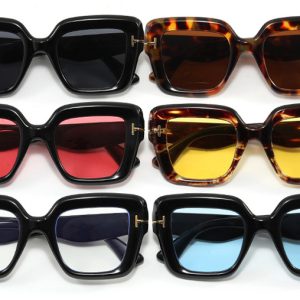 Letter T square sunglasse new high-end fashion sunscreen UV protection – Image 6