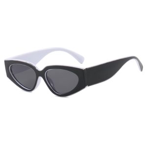 Panda stroke, color-blocked sunglasses, simple new European and American fashion and versatile sunglasses, women's sunglasses tide – Image 3