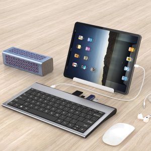 Keyboard Docking Station 11-in-1 Typec Docking Station Multifunction Hub Laptop Phablet External – Image 5
