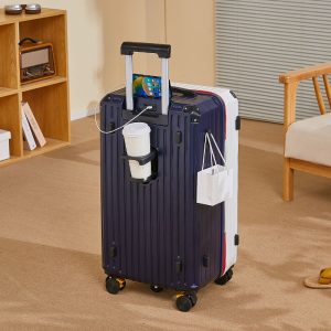 Five-wheel large-capacity suitcase, women's 2025 new carry-on suitcase, suitcase, men's 28 trolley suitcase, durable, and thickened – Image 6