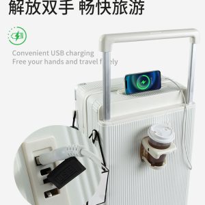 New suitcase wide trolley high-value female 24-inch sturdy and durable trolley case 26-inch large-capacity lockbox men – Image 7
