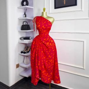 European and American cross-border women's clothing 2025 summer new sleeveless shoulder slanted collar waist drawstring temperament long dress – Image 4