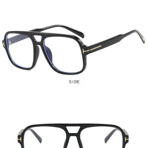 Aviator retro double beam sunglasses new high-end sunglasses anti-ultraviolet sunglasses tide – Image 8