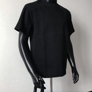 QAGO Solid Color CleanFit Short Sleeve Men's Raglan Sleeve Boxy Fit T-Shirt Small Neckline Basic Crew Neck Half Sleeve – Image 3