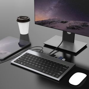 Keyboard Docking Station 11-in-1 Typec Docking Station Multifunction Hub Laptop Phablet External – Image 6